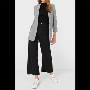 Stradivarius Black and White Blazer Size L